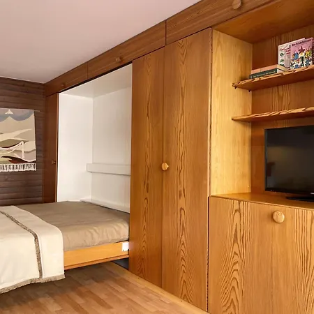 Retro Alpine - Terrace With Mountain View Lägenhet Leukerbad