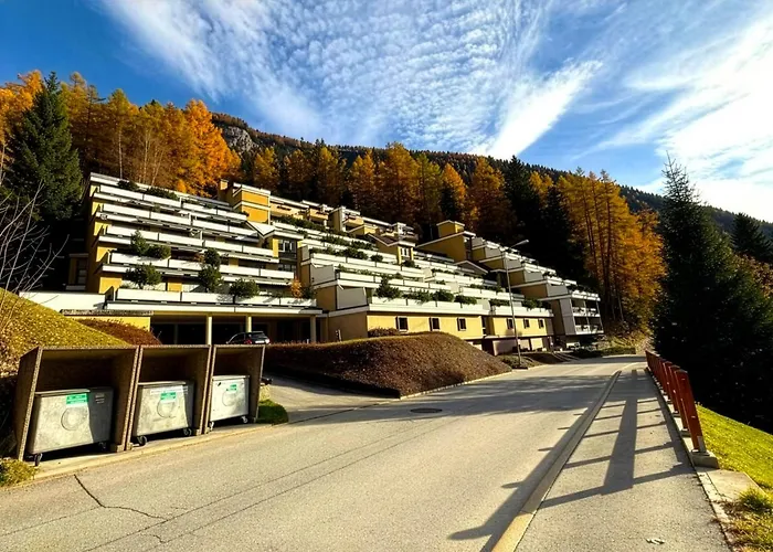 Retro Alpine - Terrace With Mountain View Leukerbad